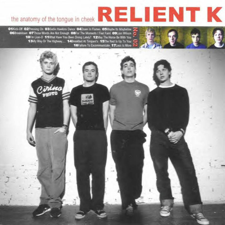Cartula Frontal de Relient K - The Anatomy Of The Tongue In Cheek