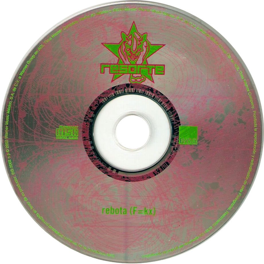 Cartula Cd de Resorte - Rebota (F=kx)