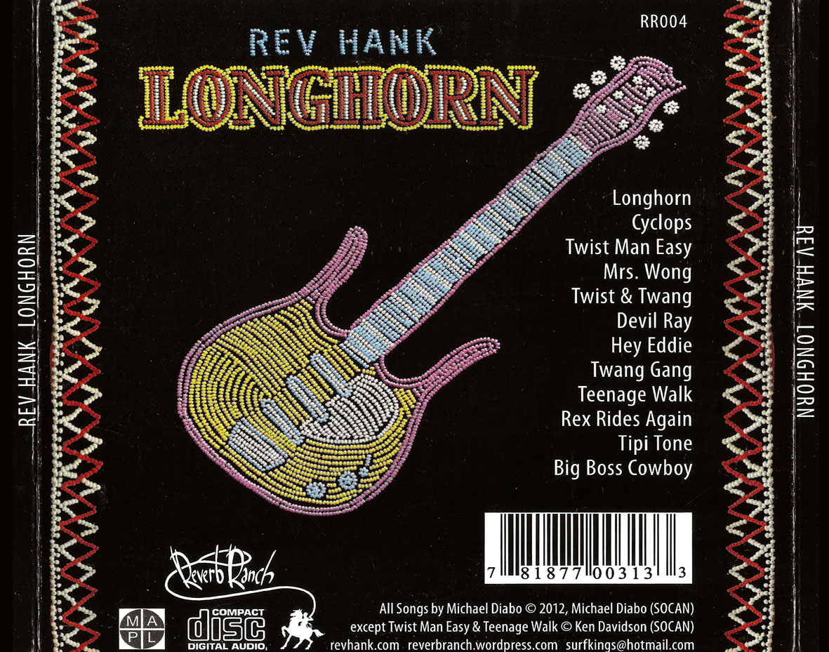 Cartula Trasera de Rev Hank - Longhorn
