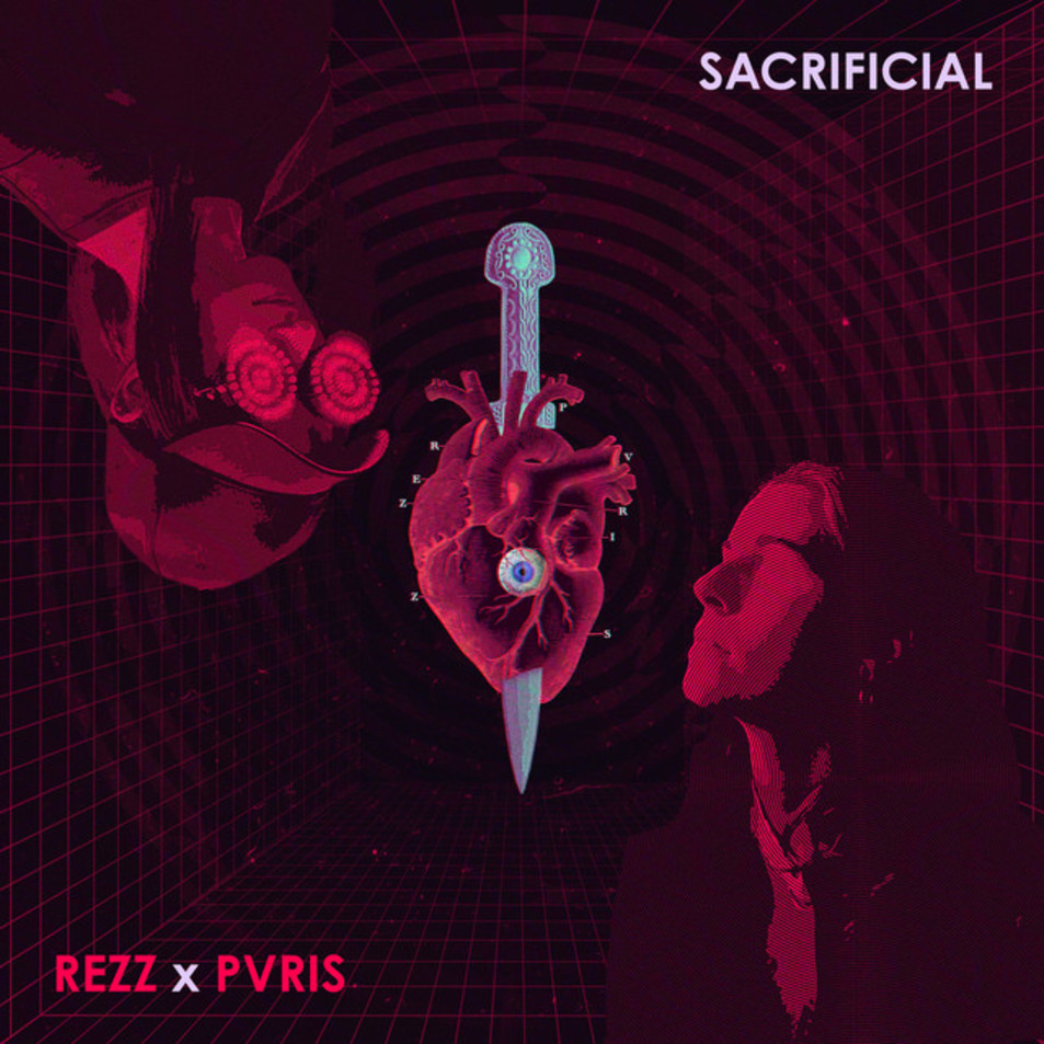 Cartula Frontal de Rezz - Sacrificial (Featuring Pvris) (Cd Single)