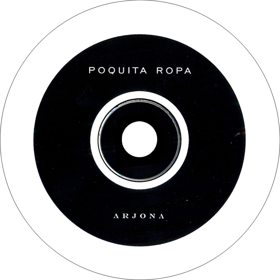 Cartula Cd de Ricardo Arjona - Poquita Ropa