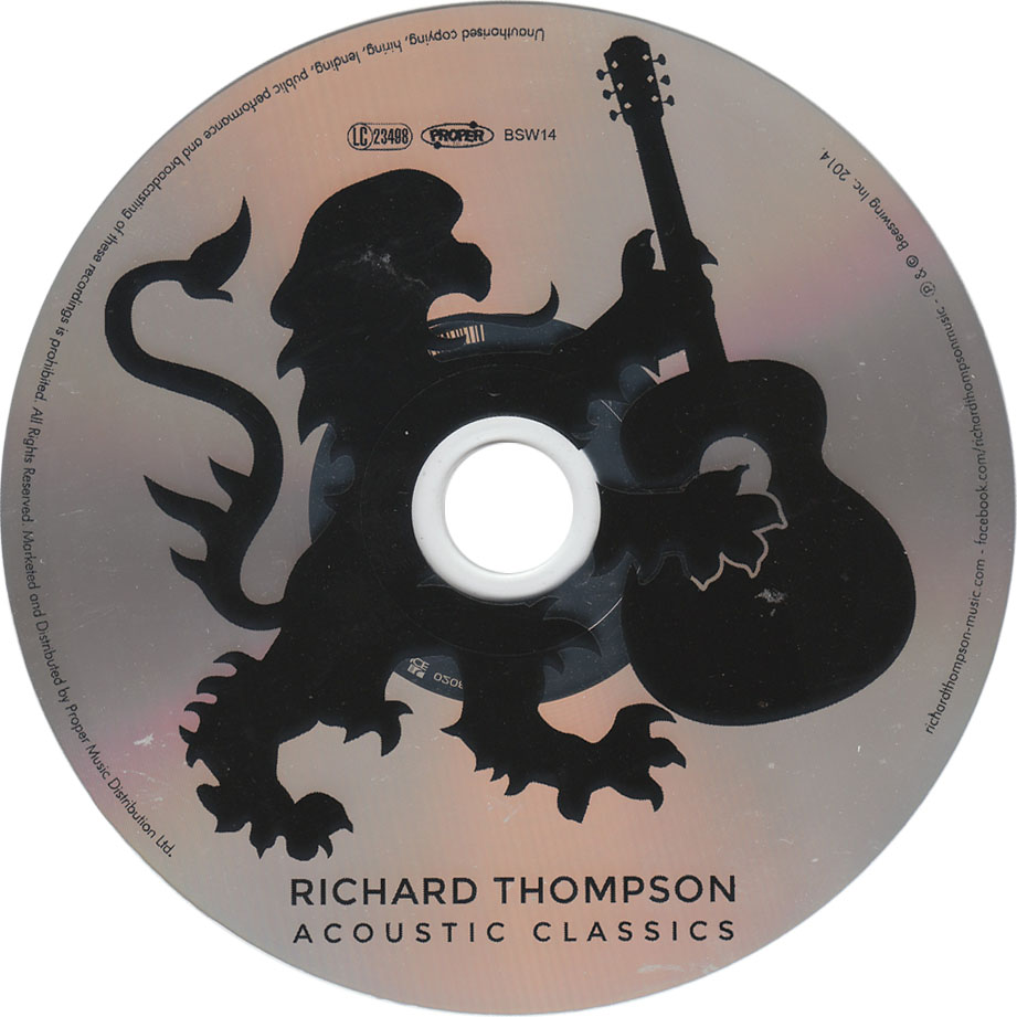 Cartula Cd de Richard Thompson - Acoustic Classics