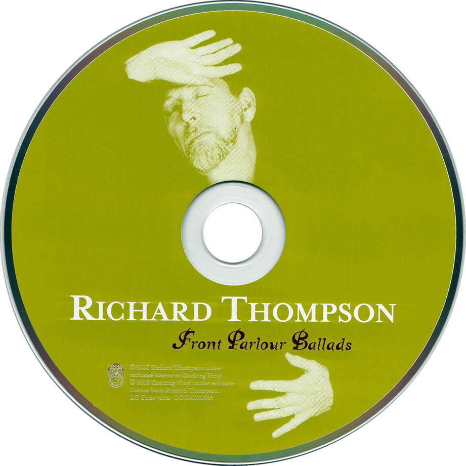Cartula Cd de Richard Thompson - Front Parlour Ballads