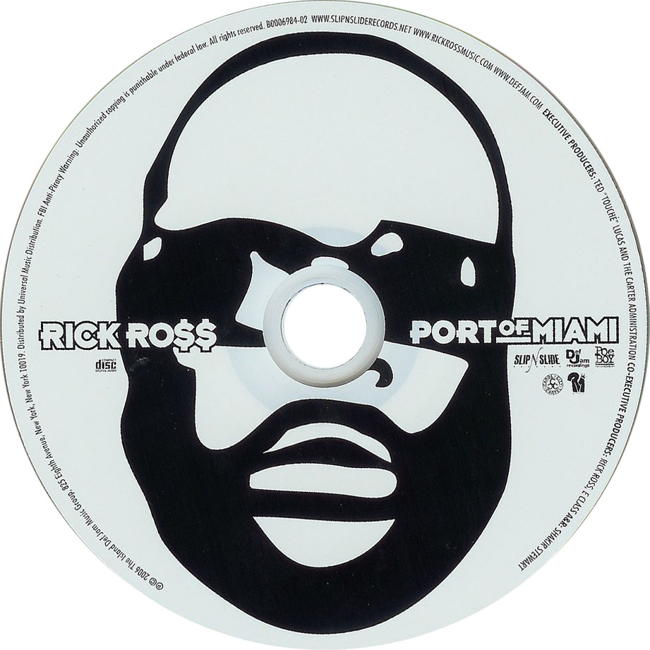 Cartula Cd de Rick Ross - Port Of Miami
