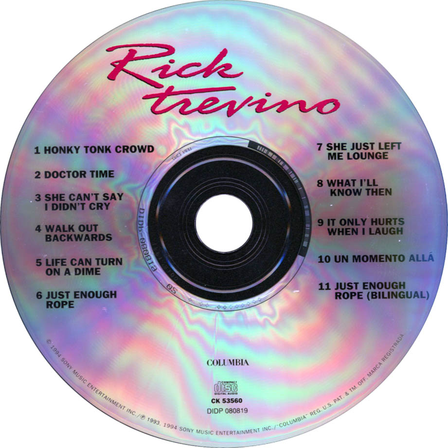 Cartula Cd de Rick Trevino - Rick Trevino