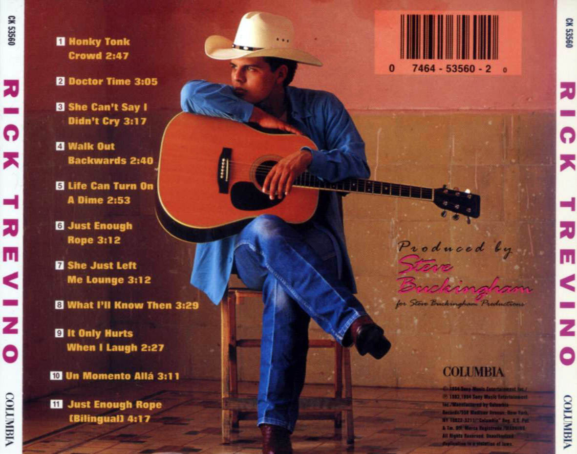 Cartula Trasera de Rick Trevino - Rick Trevino
