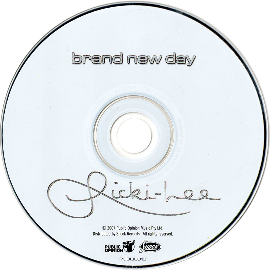 Cartula Cd de Ricki-Lee - Brand New Day