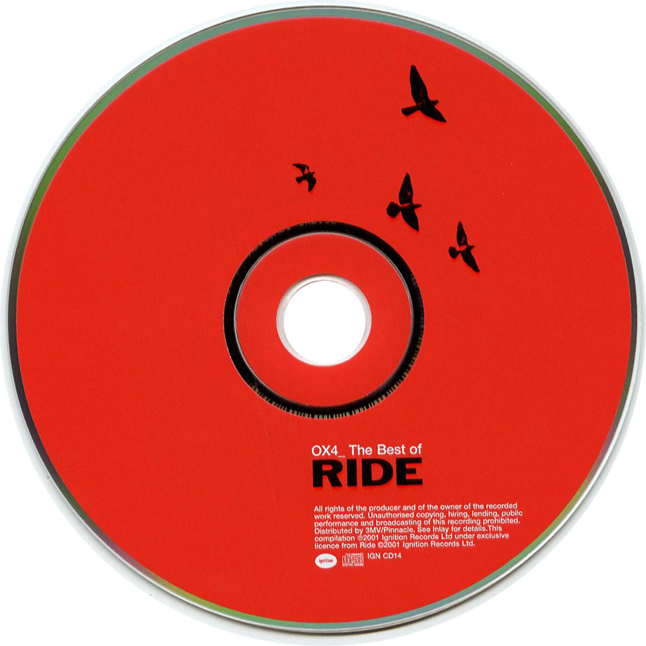 Cartula Cd de Ride - Ox4: The Best Of Ride