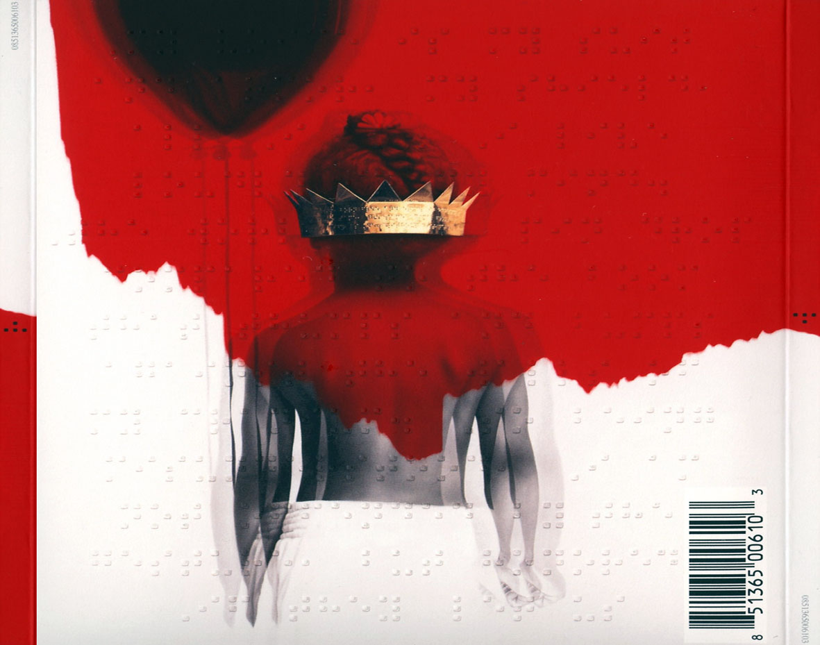 Cartula Trasera de Rihanna - Anti (Deluxe Edition)
