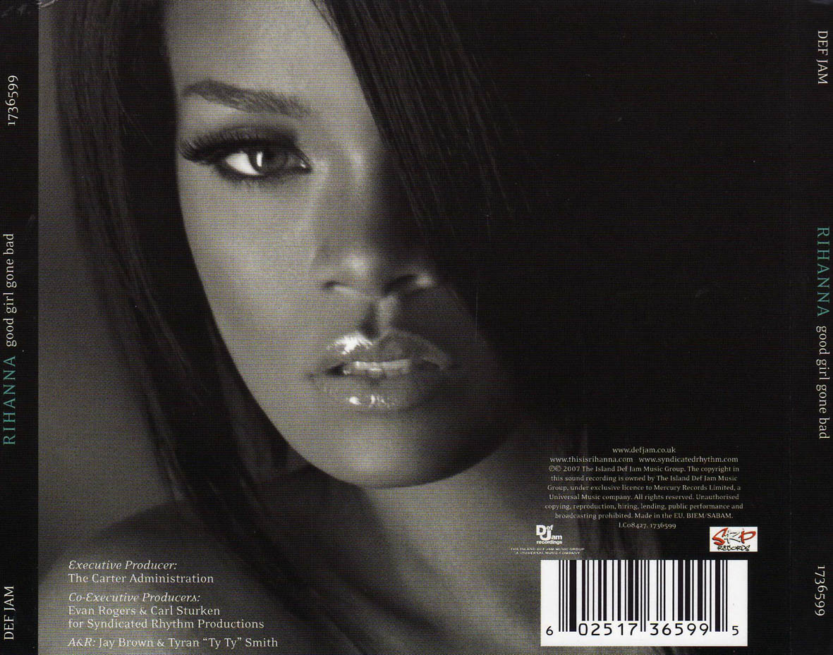 Cartula Trasera de Rihanna - Good Girl Gone Bad (Deluxe Edition)