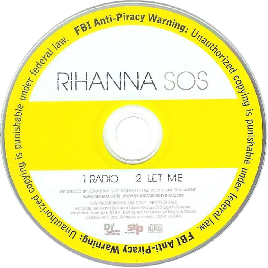 Cartula Cd de Rihanna - Sos (Cd Single)