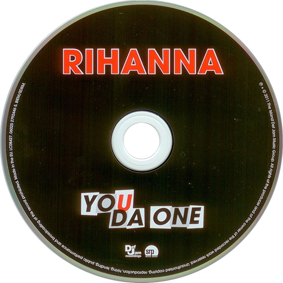 Cartula Cd de Rihanna - You Da One (Cd Single)