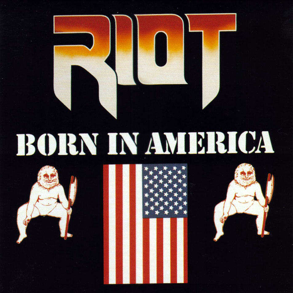 Cartula Frontal de Riot - Born In America