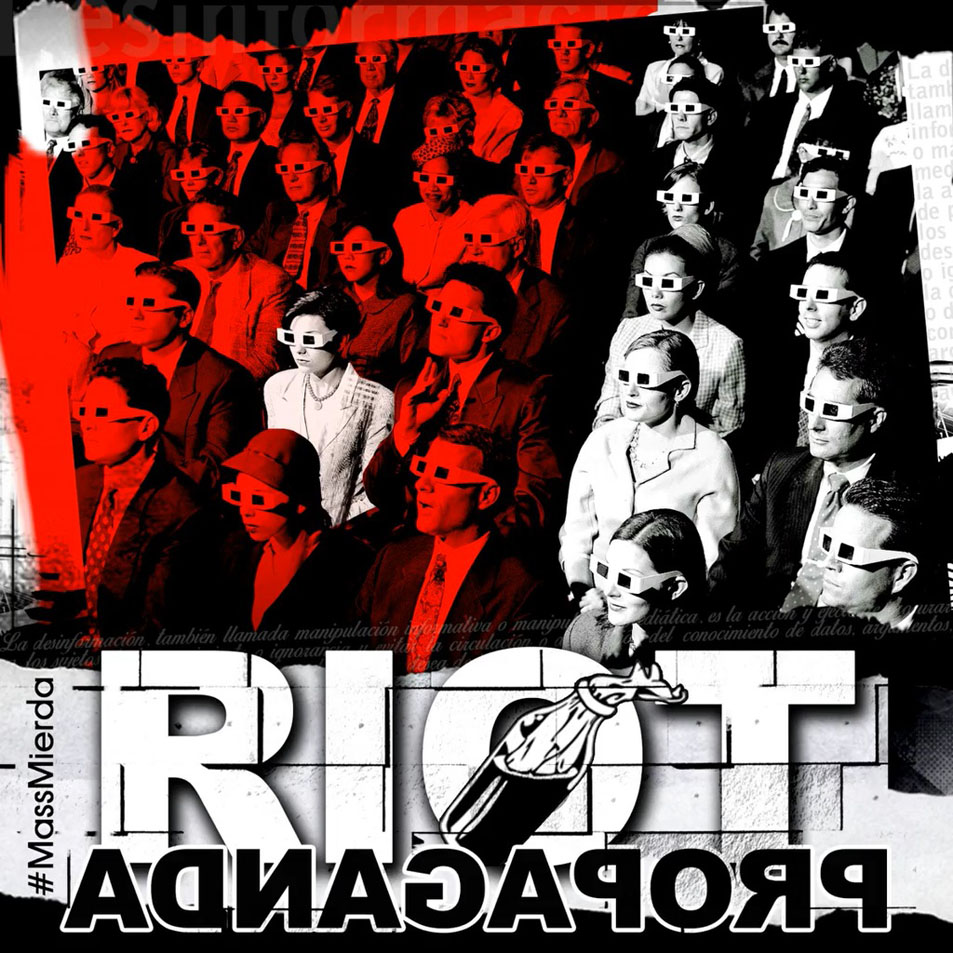 Cartula Frontal de Riot Propaganda - Mass Mierda (Cd Single)