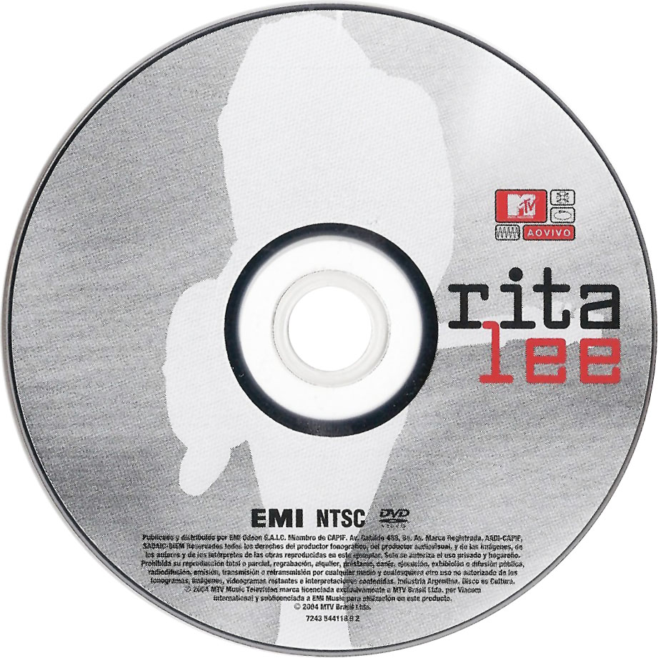 Cartula Dvd de Rita Lee - Mtv Ao Vivo (Dvd)