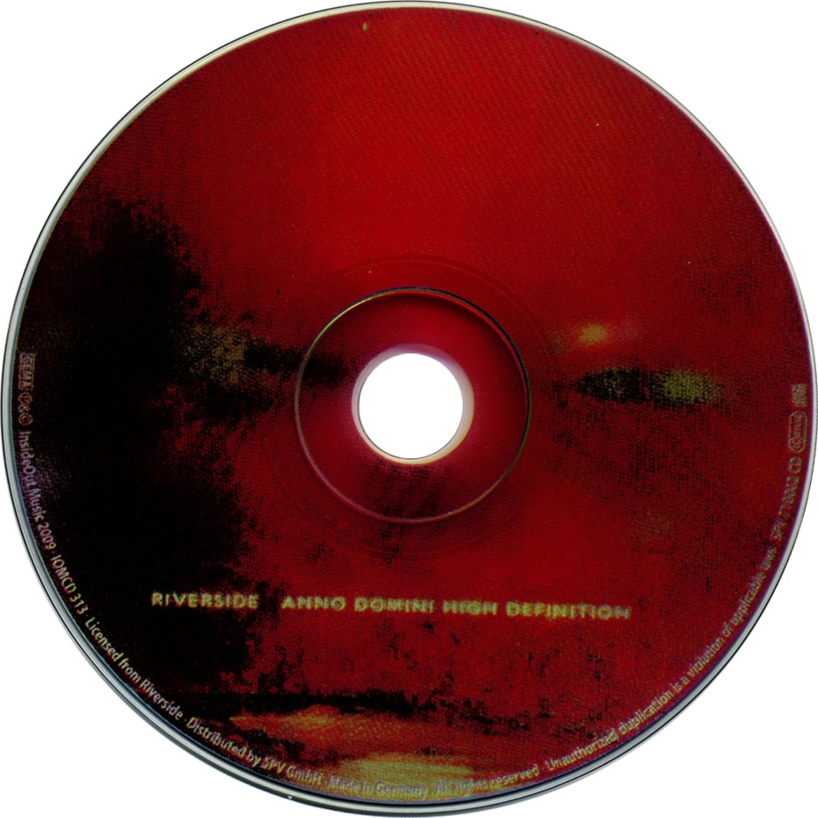 Cartula Cd de Riverside - Anno Domini High Definition