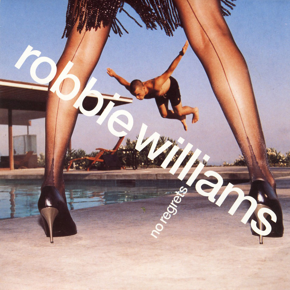 Cartula Frontal de Robbie Williams - No Regrets (Cd Single)