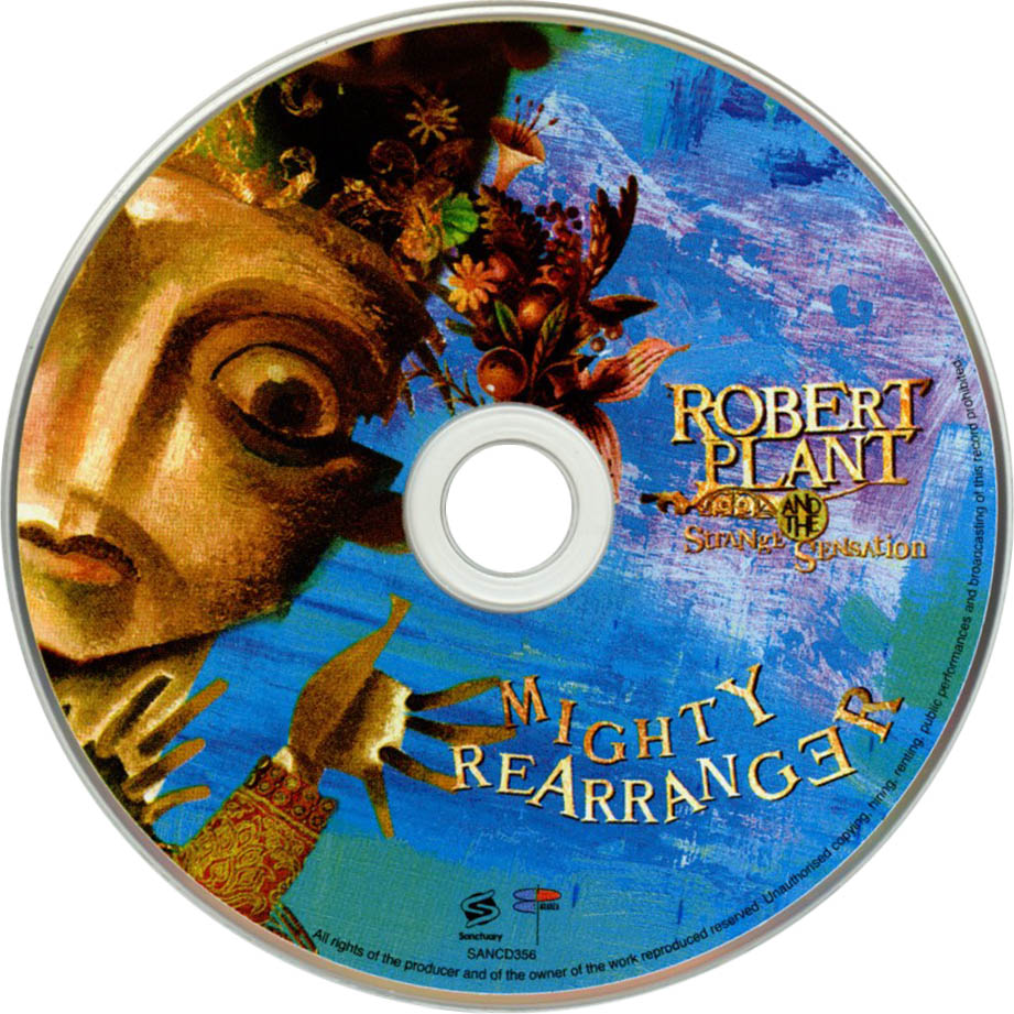 Cartula Cd de Robert Plant And The Strange Sensation - Mighty Rearranger