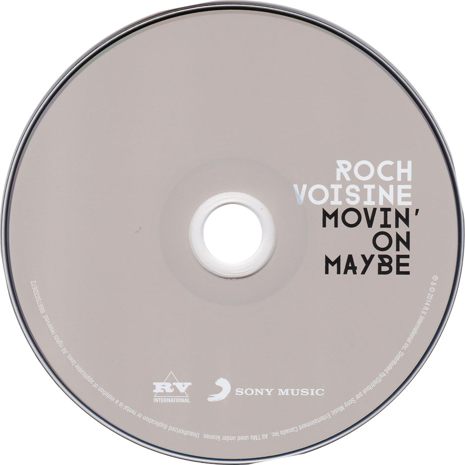 Cartula Cd de Roch Voisine - Movin' On Maybe