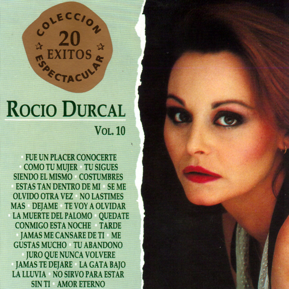 Cartula Frontal de Rocio Durcal - Coleccion Espectacular 20 Exitos Volumen 10