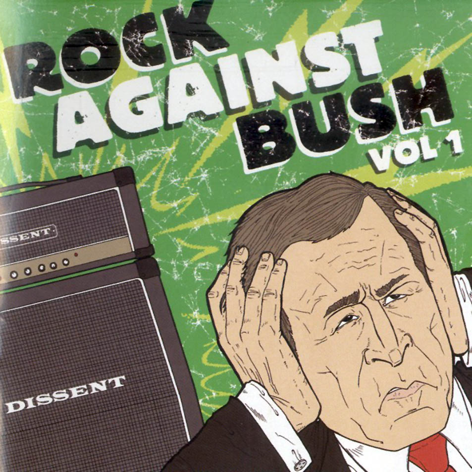 Cartula Frontal de Rock Against Bush Volume 1