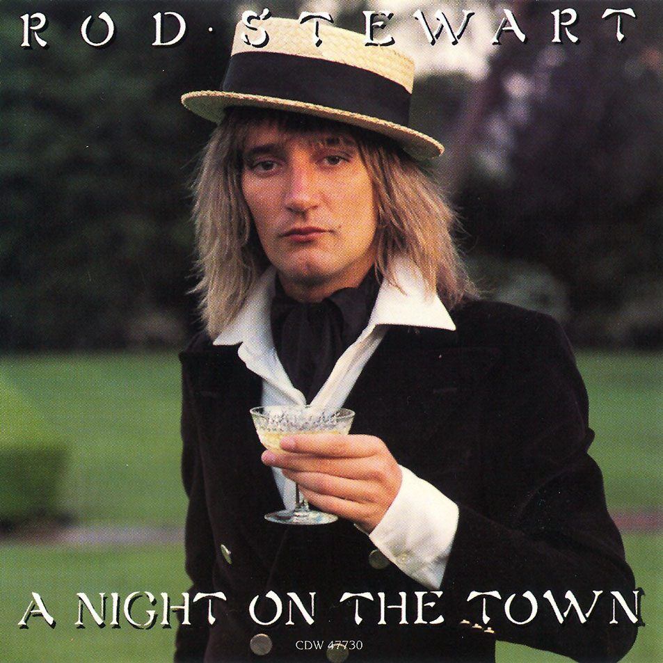Cartula Interior Frontal de Rod Stewart - A Night On The Town