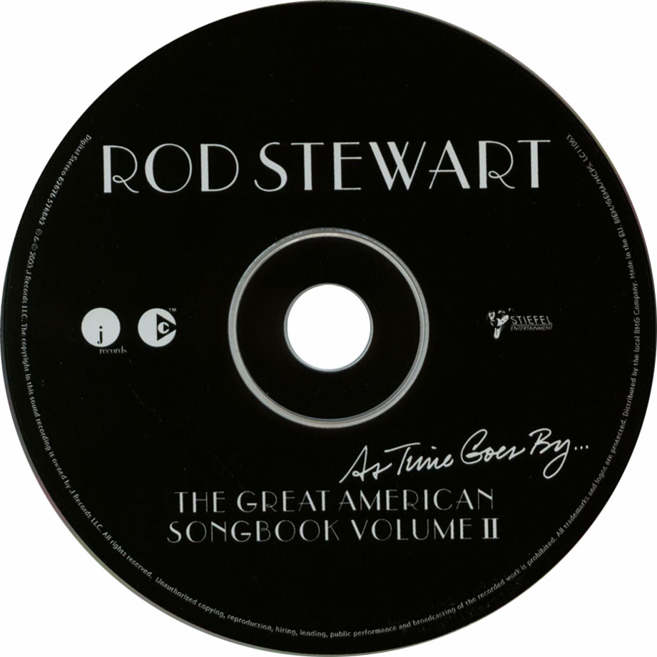 Cartula Cd de Rod Stewart - As Time Goes Back (The Great American Songbook Volume 2)