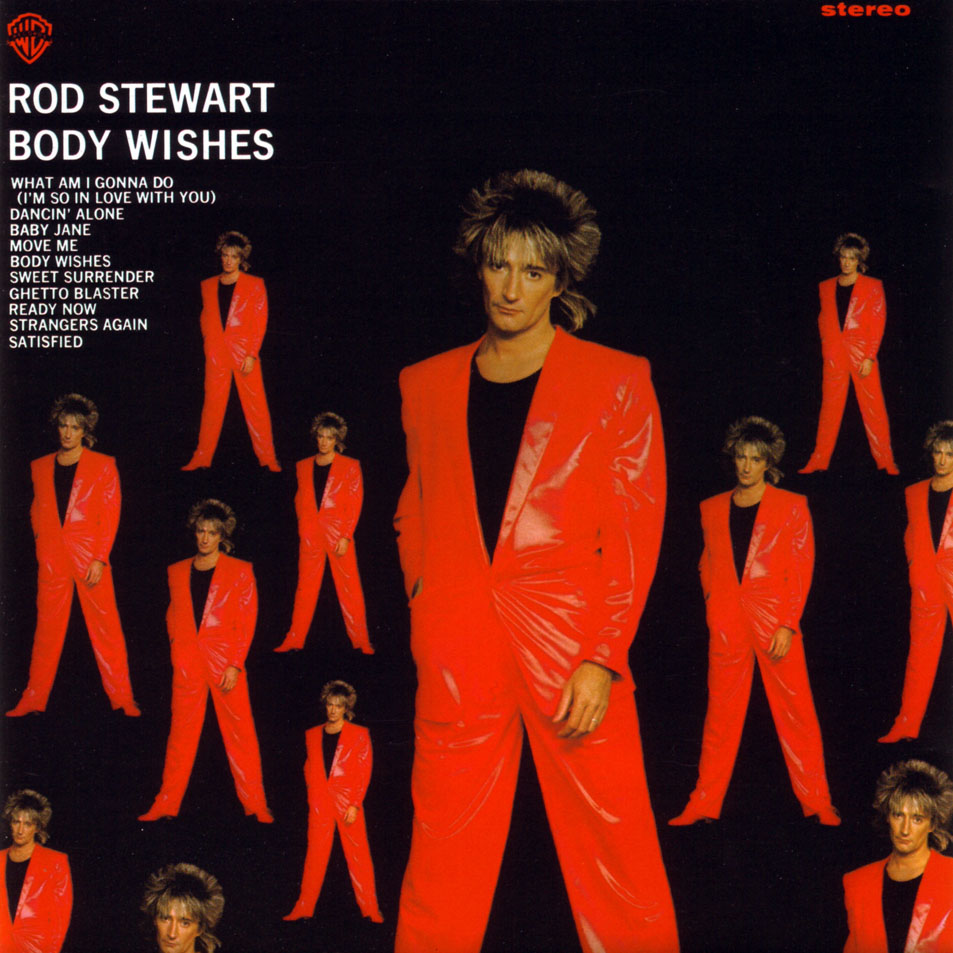 Cartula Frontal de Rod Stewart - Body Wishes