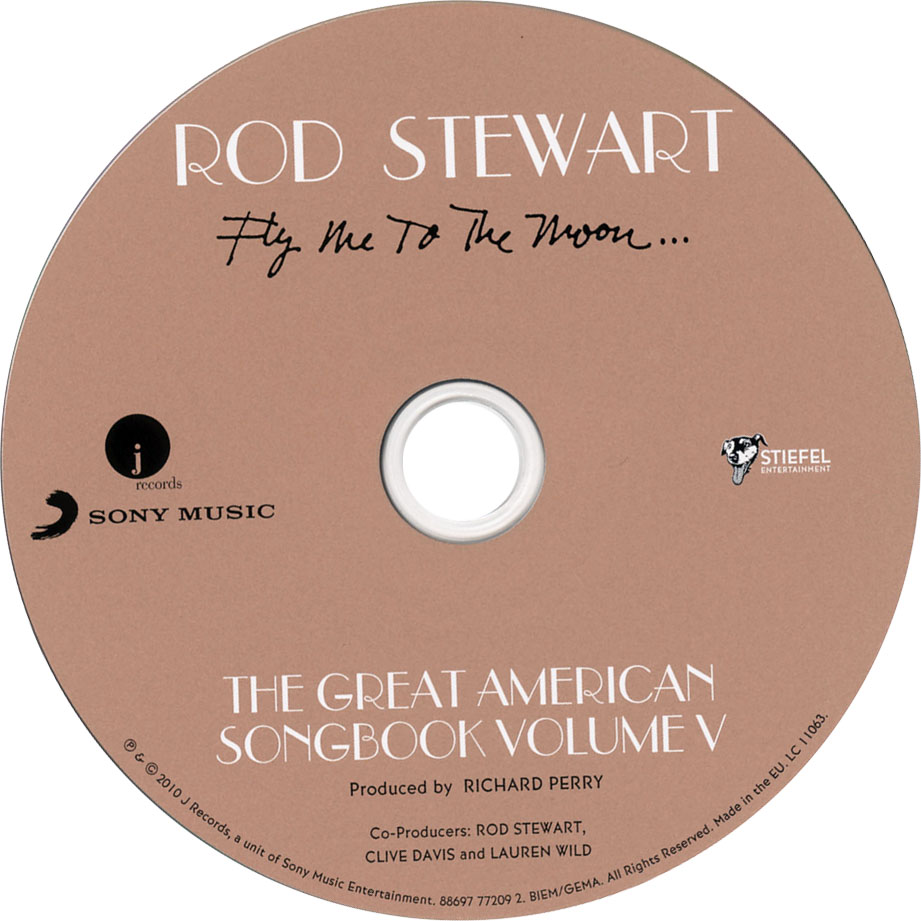 Cartula Cd1 de Rod Stewart - Fly Me To The Moon (The Great American Songbook Volume V) (Deluxe)