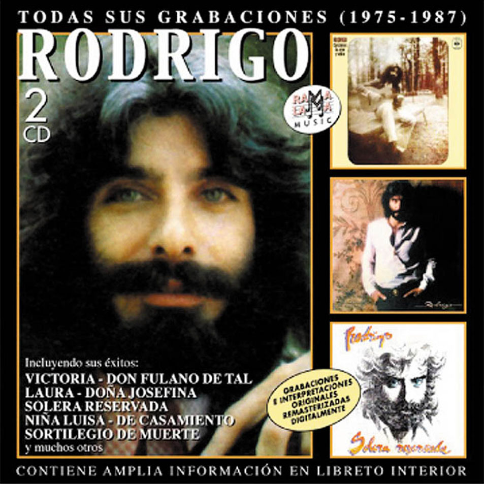 Cartula Frontal de Rodrigo (Espaa) - Todas Sus Grabaciones (1975-1987)