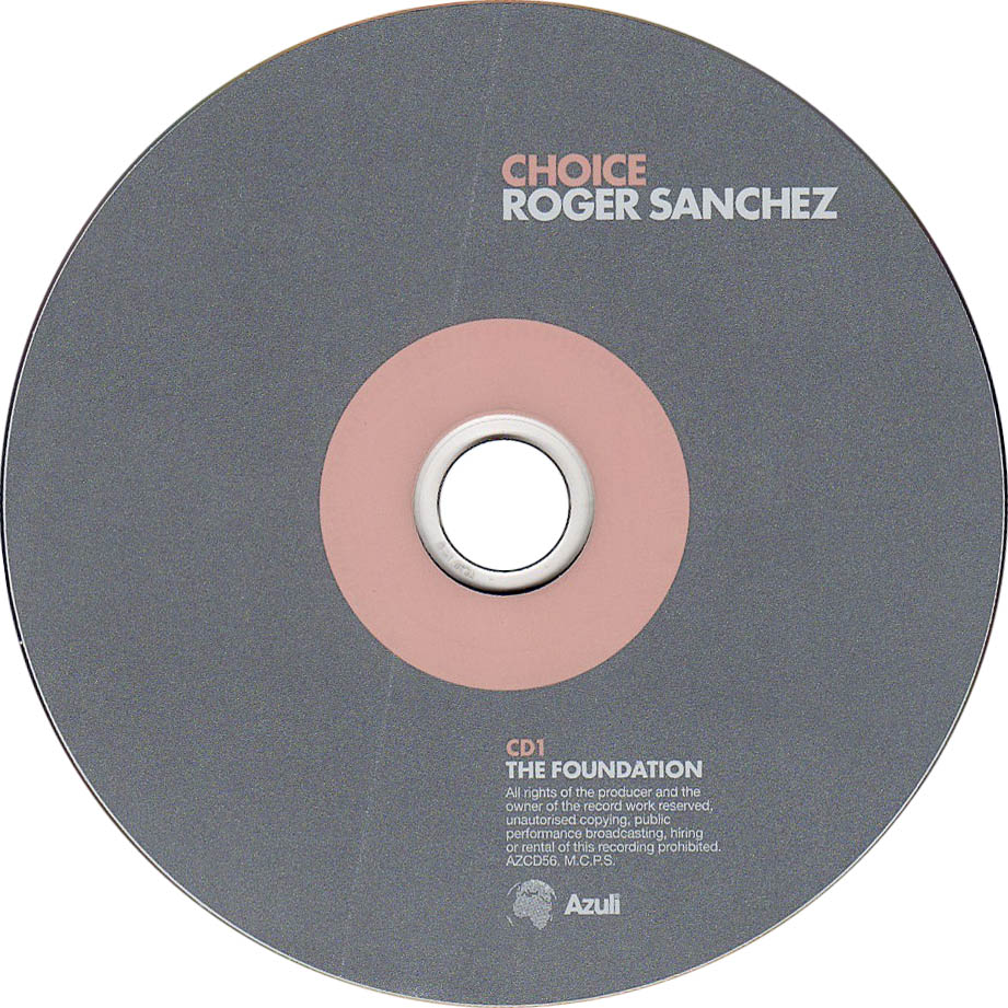 Cartula Cd1 de Roger Sanchez - Choice