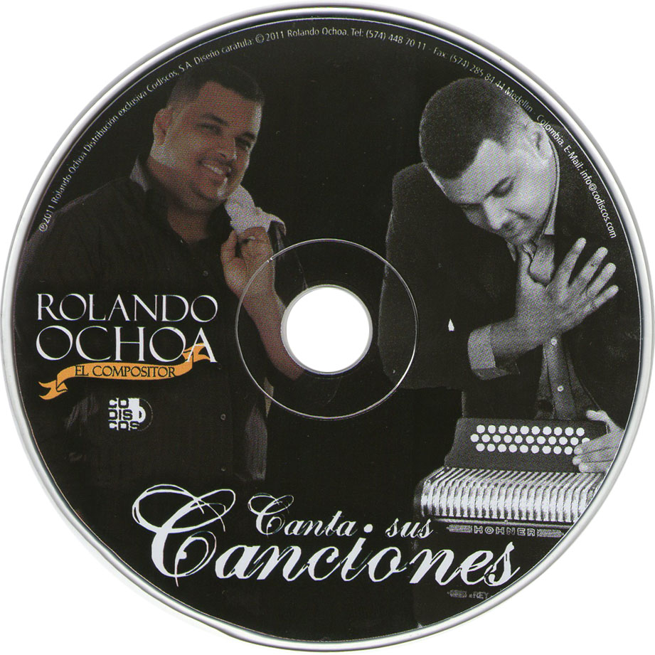 Cartula Cd de Rolando Ochoa - El Compositor Canta Sus Canciones