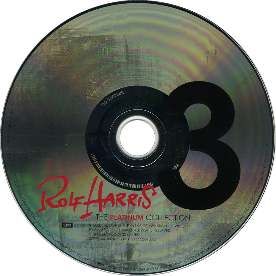 Cartula Cd3 de Rolf Harris - The Platinum Collection