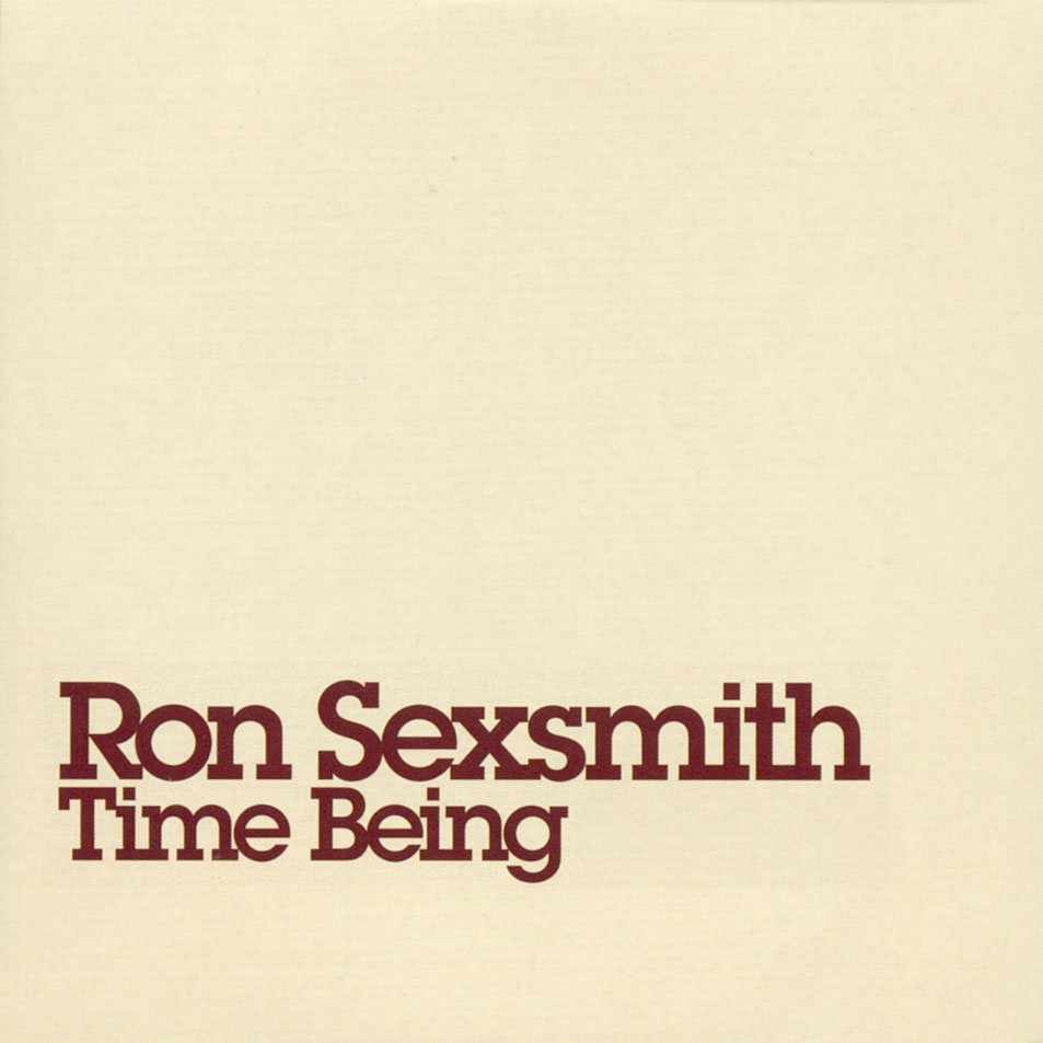 Cartula Frontal de Ron Sexsmith - Time Being