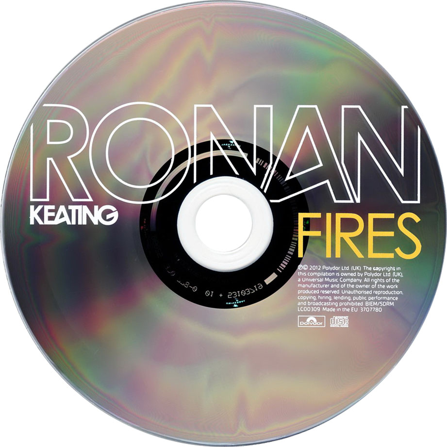 Carátula Cd de Ronan Keating - Fires