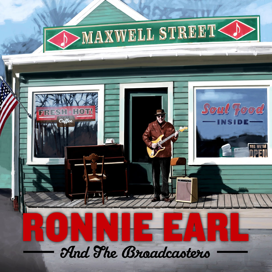 Cartula Frontal de Ronnie Earl & The Broadcasters - Maxwell Street