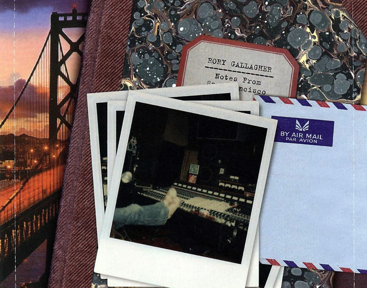 Cartula Interior Trasera de Rory Gallagher - Notes From San Francisco