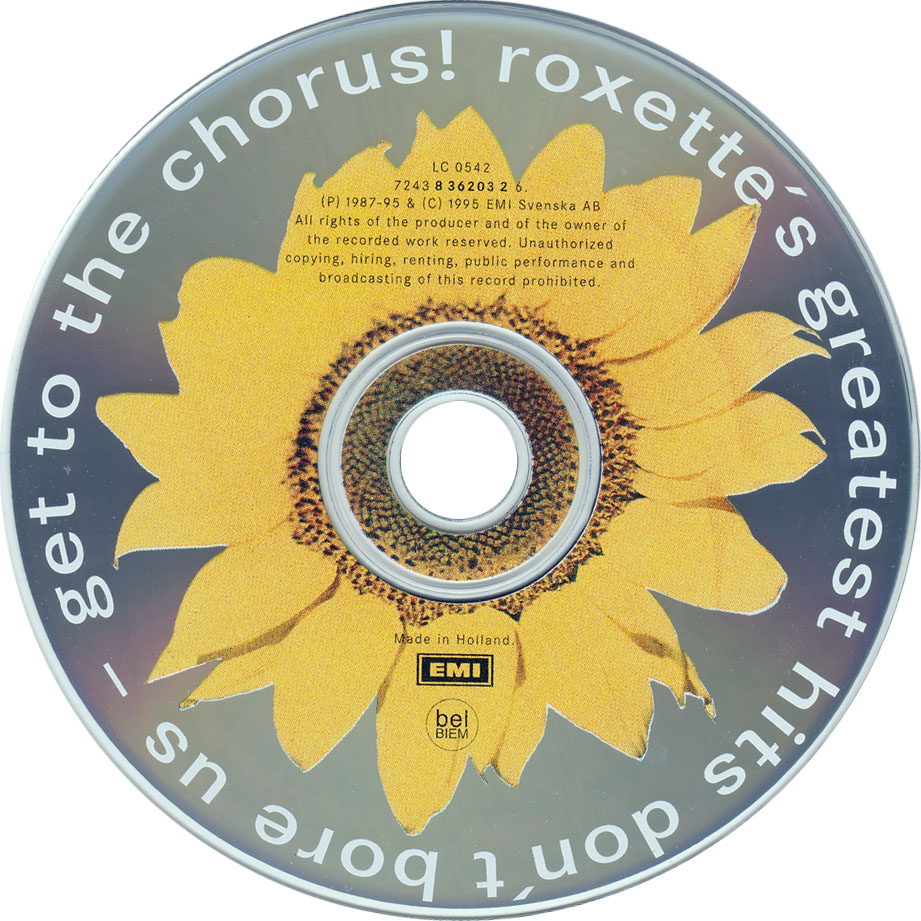 Cartula Cd de Roxette - Roxette's Greatest Hits