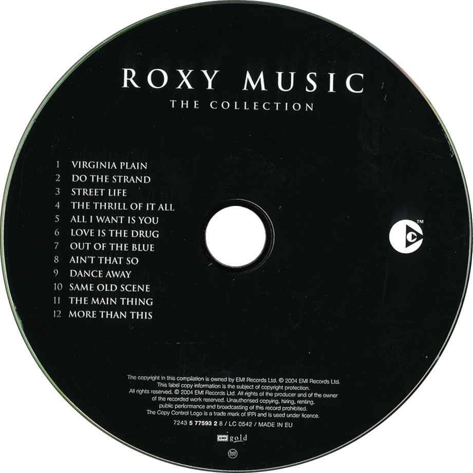 Cartula Cd de Roxy Music - The Collection