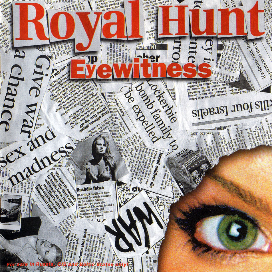 Cartula Frontal de Royal Hunt - Eye Witness