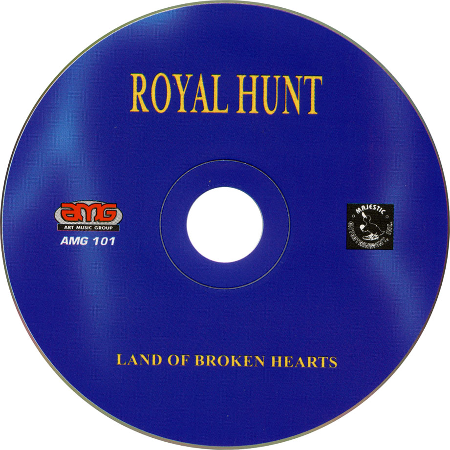Cartula Cd de Royal Hunt - Land Of Broken Hearts (2003)