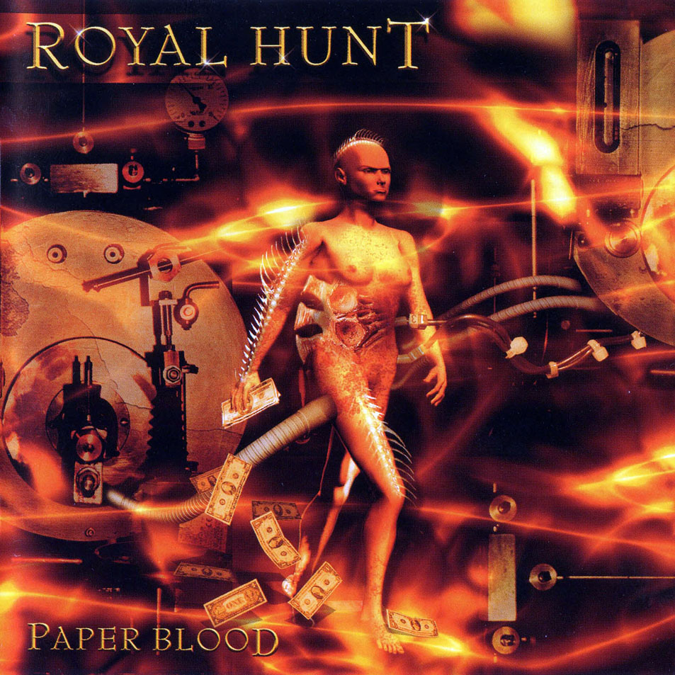 Cartula Frontal de Royal Hunt - Paper Blood