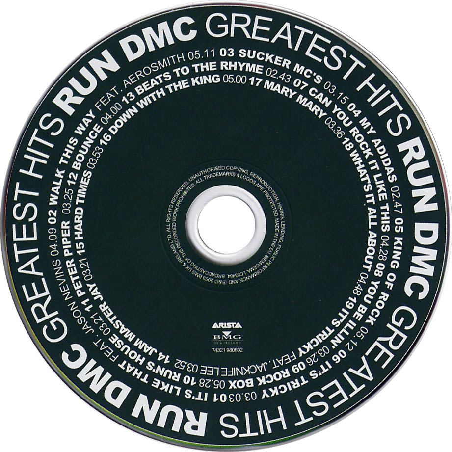 Cartula Cd de Run-D.m.c. - Greatest Hits