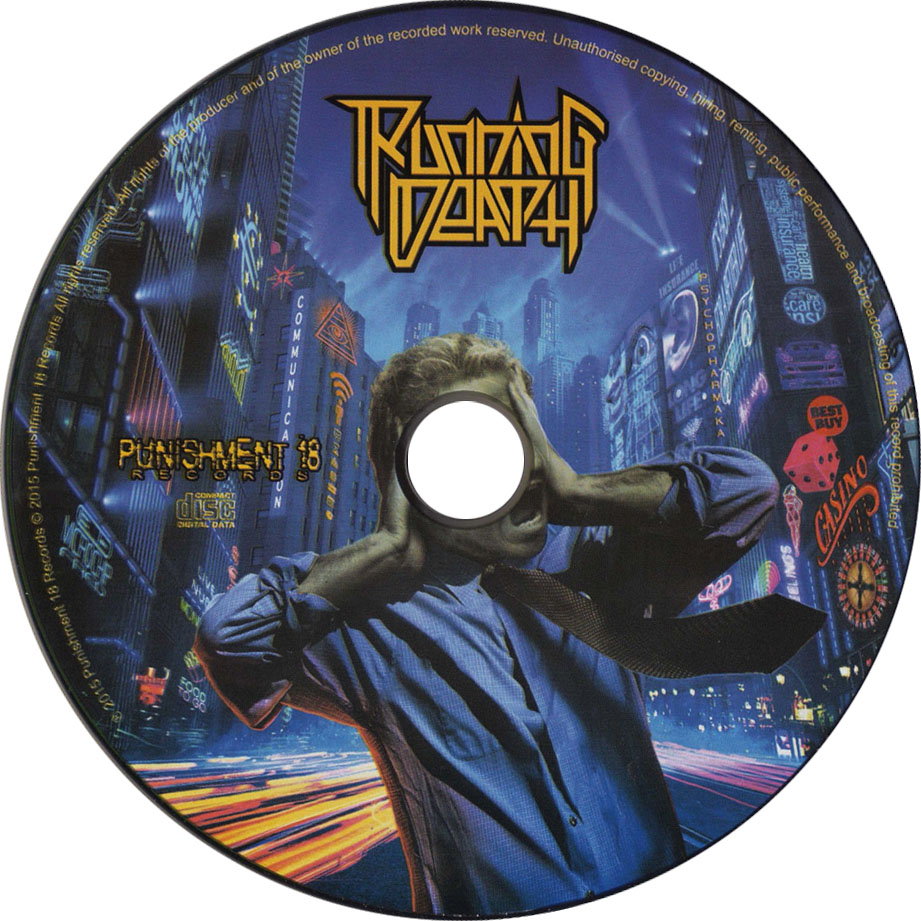 Cartula Cd de Running Death - Overdrive