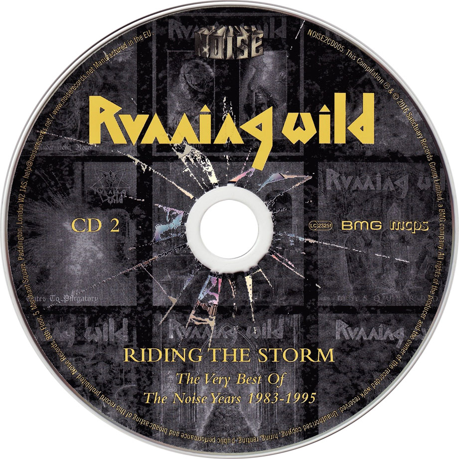 Cartula Cd2 de Running Wild - Riding The Storm: The Very Best Of The Noise Years 1983-1995
