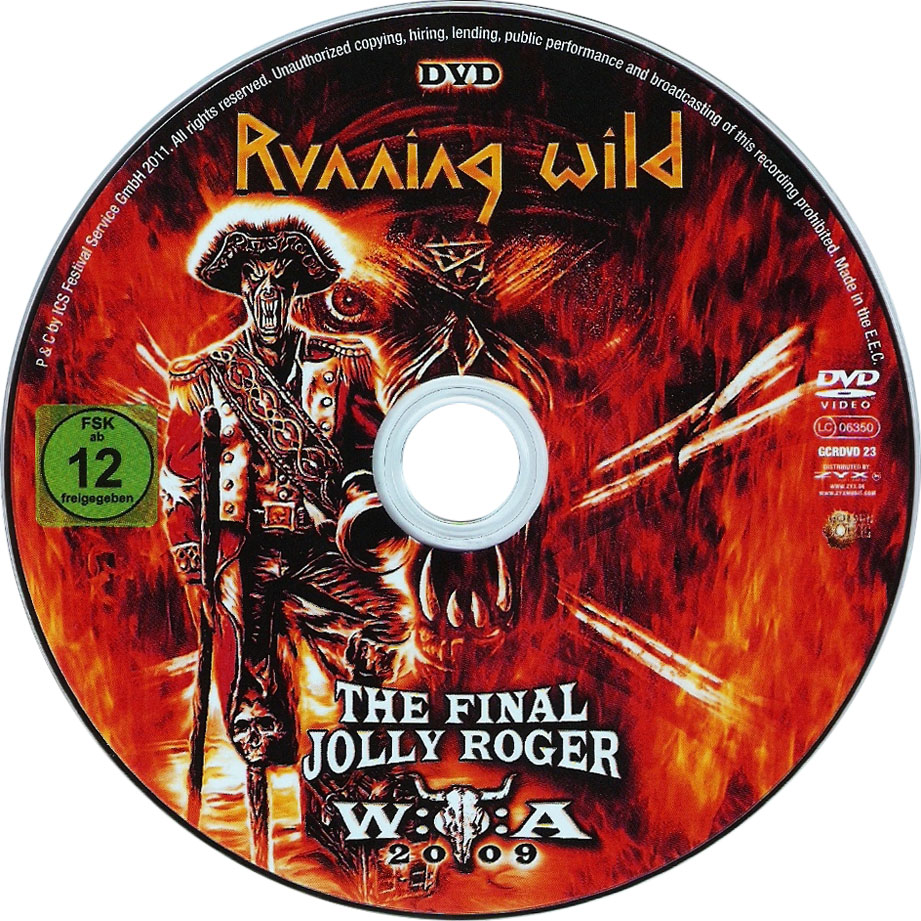 Cartula Dvd de Running Wild - The Final Jolly Roger (Dvd)