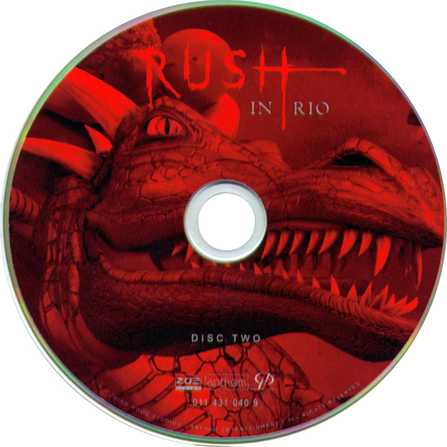 Cartula Dvd2 de Rush - Rush In Rio (Dvd)
