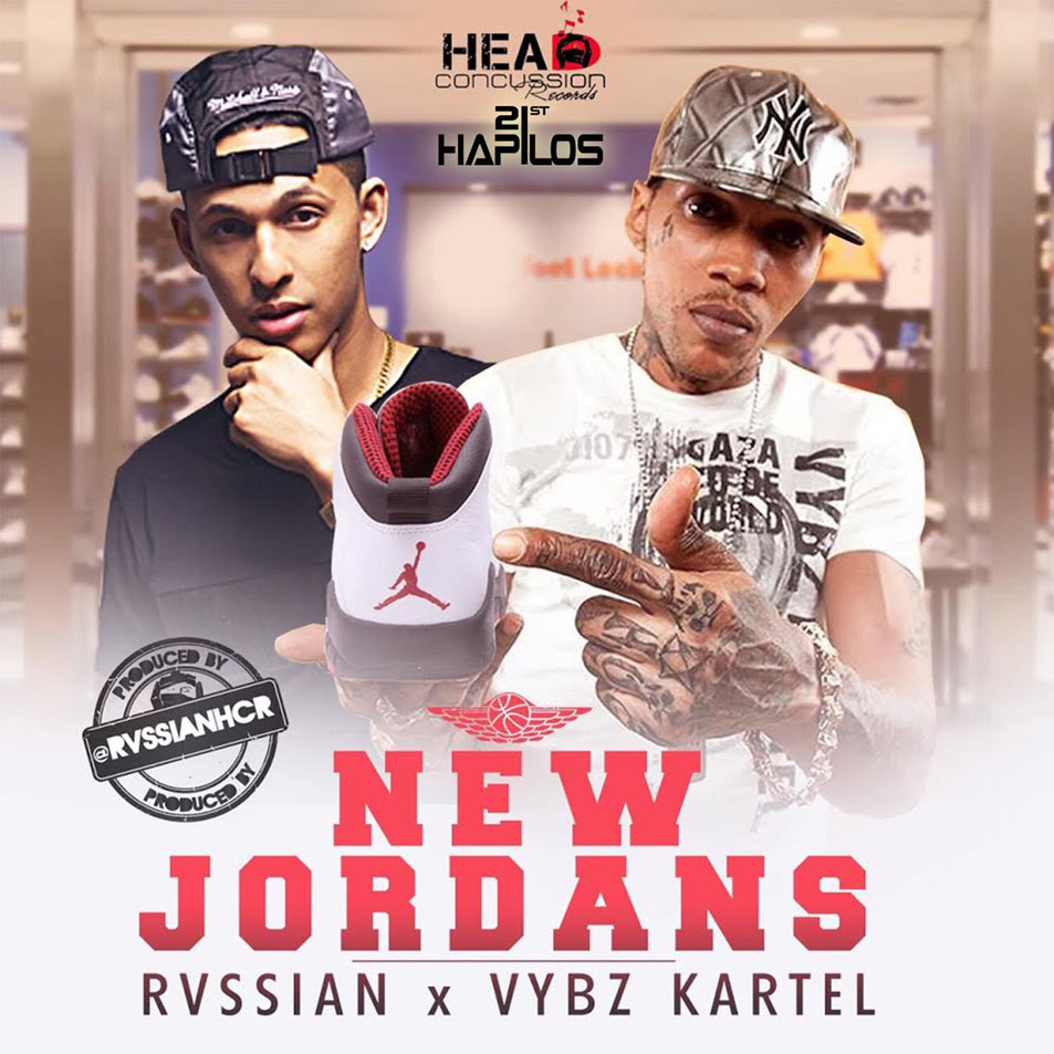 Cartula Frontal de Rvssian - New Jordans (Featuring Vybz Kartel) (Cd Single)
