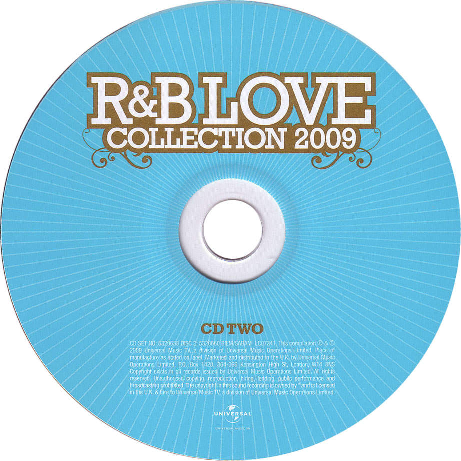Cartula Cd2 de R&b Love Collection 2009