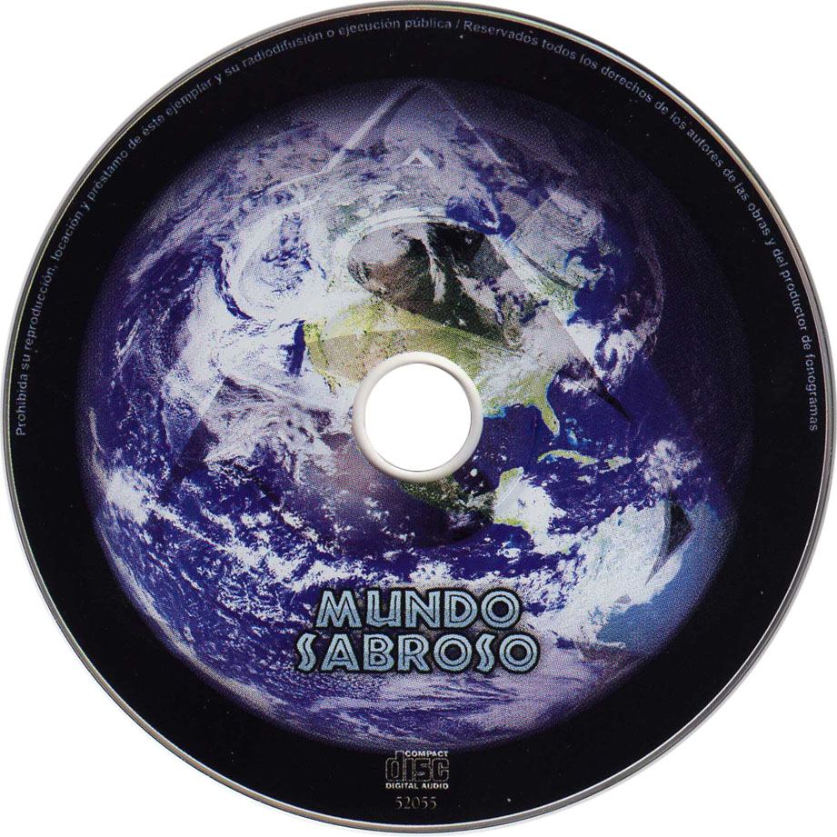 Cartula Cd de Sabroso - Mundo Sabroso